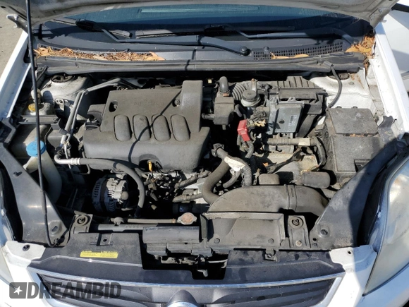 2012 Nissan Sentra S with VIN 3N1AB6AP3CL724479, listed as a Copart auction lot 54965635 with 187,971 mi miles and Salvage Title. Bid and sale history available at DreamBid. Image 11.