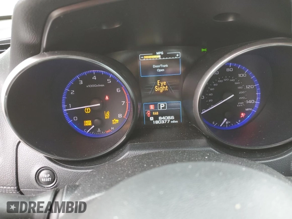 2018 Subaru Legacy Limited with VIN 4S3BNAN6XJ3036047, listed as a Copart auction lot 53315335 with 180,377 mi miles and Salvage title. Bid and sale history available at DreamBid. Image 9.
