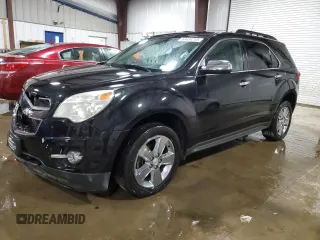2012 Chevrolet Equinox LT w/2LT with VIN 2GNFLNEKXC6210570, listed as a Copart auction lot 53834255 with 168,435 mi miles and Salvage Title. Bid and sale history available at carsss.com. Image 1.