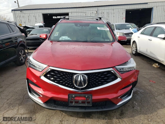 2020 Acura RDX w/Advance Pkg with VIN 5J8TC2H71LL017797, listed as a Copart auction lot 78652864 with 43,511 mi miles and Salvage Title. Bid and sale history available at carsss.com. Image 5.