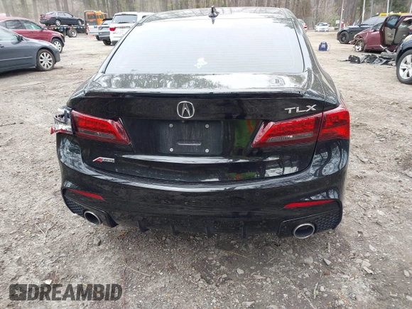 2019 Acura TLX w/A-Spec Pkg with VIN 19UUB1F6XKA004794, listed as a IAAI auction lot 41761436 with 91,087 mi miles. Bid and sale history available at carsss.com. Image 16.