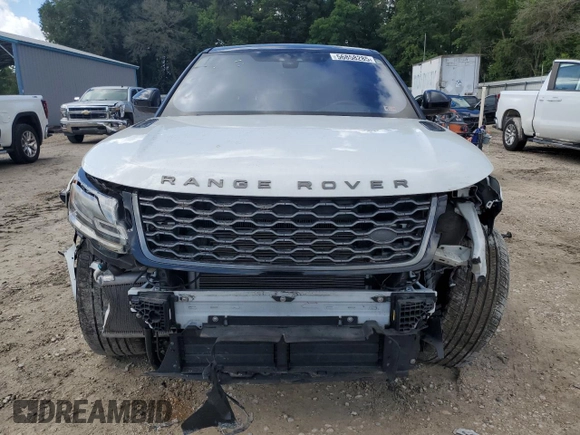 2018 Land Rover Range Rover Velar R-Dynamic SE with VIN SALYL2RX0JA736026, listed as a Copart auction lot 56858285 with 84,356 mi miles and Salvage title. Bid and sale history available at DreamBid. Image 5.