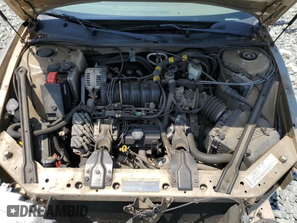 2004 Buick Regal LS with VIN 2G4WB52K641229837, listed as a Copart auction lot 57838905 with 214,406 mi miles and Salvage title. Bid and sale history available at DreamBid. Image 11.