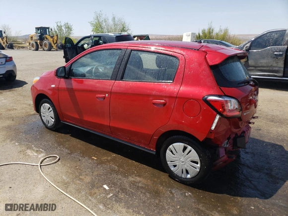 2024 Mitsubishi Mirage ES with VIN ML32AUHJ6RH012553, listed as a Copart auction lot 52532995 with 7,706 mi miles and Clean Title. Bid and sale history available at carsss.com. Image 2.