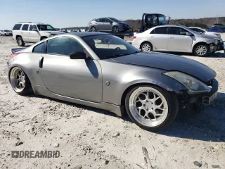 2006 Nissan 350Z Touring with VIN JN1AZ34E36M354004, listed as a Copart auction lot 46673545 with 196,768 mi miles and Salvage Title. Bid and sale history available at carsss.com. Image 4.