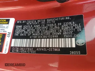 2011 Toyota Camry LE with VIN 4T1BF3EK3BU152848, listed as a Copart auction lot 60924305 with 90,225 mi miles and Salvage title. Bid and sale history available at DreamBid. Image 13.