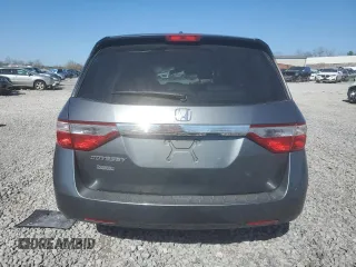 2013 Honda Odyssey EX-L with VIN 5FNRL5H6XDB015049, listed as a Copart auction lot 48691415 with 150,480 mi miles and Salvage Title. Bid and sale history available at DreamBid. Image 6.