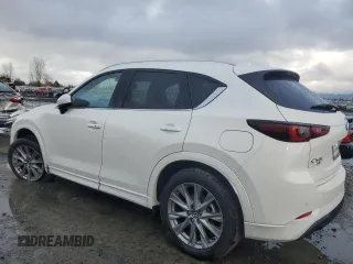 2025 Mazda CX-5 2.5 S Premium Plus Package with VIN JM3KFBEM7S0569274, listed as a Copart auction lot 43468165 with 4,922 mi miles and Salvage Title. Bid and sale history available at carsss.com. Image 2.