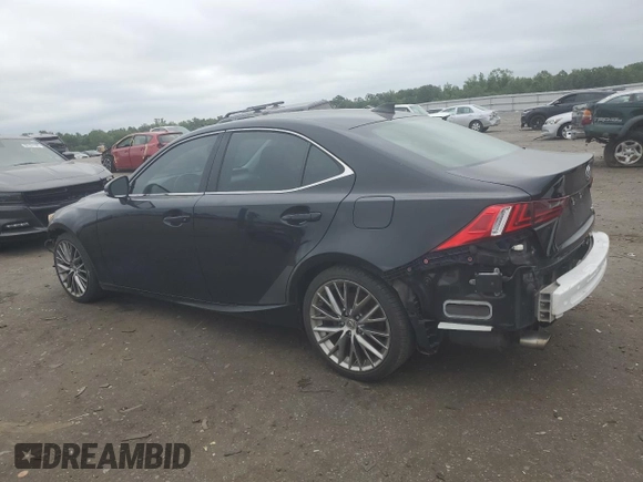 2015 Lexus IS 250 with VIN JTHBF1D26F5050923, listed as a Copart auction lot 62883455 with 89,860 mi miles and Salvage title. Bid and sale history available at DreamBid. Image 2.