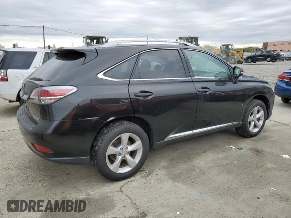 2013 Lexus RX 350 with VIN 2T2BK1BA6DC216392, listed as a Copart auction lot 53831005 with 335,561 mi miles and Clean Title. Bid and sale history available at carsss.com. Image 3.
