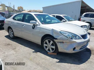 2005 Lexus ES 350 with VIN JTHBA30GX55071378, listed as a IAAI auction lot 42644369 with 63,254 mi miles and . Bid and sale history available at DreamBid. Image 1.
