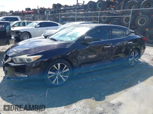 2017 Nissan Maxima SV with VIN 1N4AA6APXHC365690, listed as a IAAI auction lot 41988995 with 167,142 mi miles and . Bid and sale history available at DreamBid. Image 13.