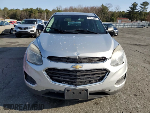 2016 Chevrolet Equinox LS with VIN 2GNFLEEK5G6224849, listed as a Copart auction lot 51519505 with Not Provided miles and Salvage Title. Bid and sale history available at DreamBid. Image 5.