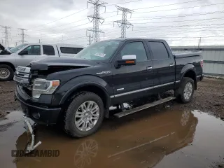 2013 Ford F-150 XL with VIN 1FTFW1ET7DFD31727, listed as a Copart auction lot 55254245 with 103,050 mi miles and Salvage title. Bid and sale history available at DreamBid. Image 1.