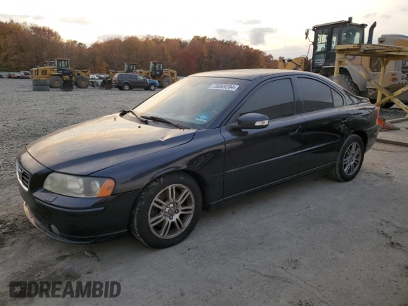 2007 Volvo S60 2.4L Turbo with VIN YV1RS547672611861, listed as a Copart auction lot 78069284 with 163,050 mi miles and Clean Title. Bid and sale history available at carsss.com. Image 1.