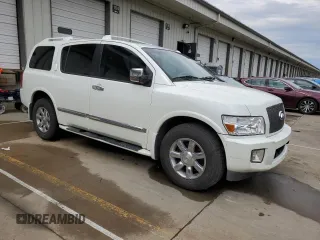 2006 Infiniti QX56 z VIN 5N3AA08C36N812620, wystawiony jako Copart lot #56465155 z przebiegiem 190 128 mil mil oraz Szkody całkowita. Historia ofert i sprzedaży dostępna na DreamBid. Obrazek 4.