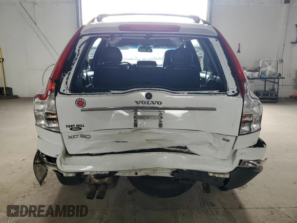 2008 Volvo XC90 I6 with VIN YV4CY982881419507, listed as a Copart auction lot 46617315 with 0 mi miles and Salvage Title. Bid and sale history available at carsss.com. Image 6.