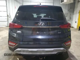 2019 Hyundai Santa Fe SEL with VIN 5NMS3CAD3KH008163, listed as a Copart auction lot 47119455 with 121,131 mi miles and Salvage Title. Bid and sale history available at carsss.com. Image 6.