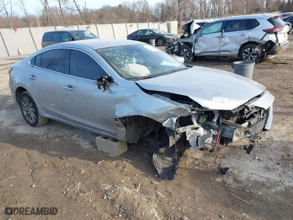 2018 Mazda Mazda6 Sport with VIN JM1GL1UM1J1301851, listed as a IAAI auction lot 41470246 with 89,156 mi miles. Bid and sale history available at carsss.com. Image 1.