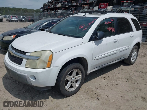 2005 Chevrolet Equinox LT with VIN 2CNDL63FX56161526, listed as a IAAI auction lot 42018267 with 246,991 mi miles. Bid and sale history available at carsss.com. Image 2.
