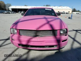 2007 Ford Mustang Deluxe with VIN 1ZVFT80N975339183, listed as a Copart auction lot 87650895 with 165,074 mi miles and Salvage Title. Bid and sale history available at carsss.com. Image 5.