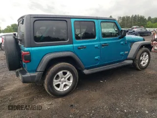 2020 Jeep Wrangler Unlimited Sport S z VIN 1C4HJXDG8LW163366, wystawiony jako Copart lot #57572465 z przebiegiem 57 672 mil mil oraz Szkoda całkowita • Salvage title. Historia ofert i sprzedaży dostępna na DreamBid. Obrazek 3.