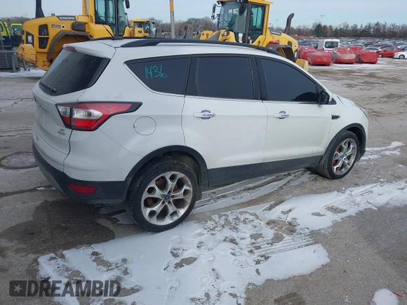 2017 Ford Escape SE with VIN 1FMCU0G94HUA55492, listed as a IAAI auction lot 40881436 with 168,481 mi miles and . Bid and sale history available at carsss.com. Image 4.