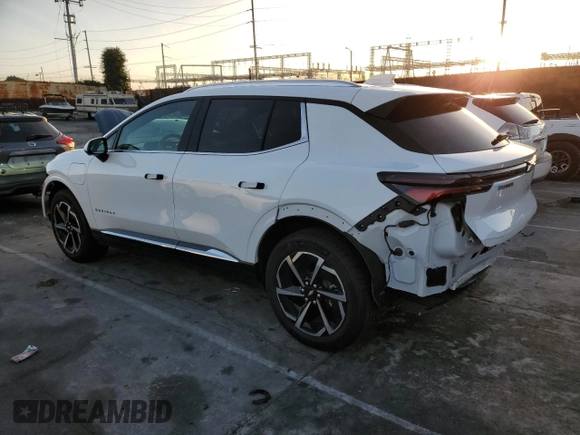 2024 Chevrolet Equinox EV LT with VIN 3GN7DLRP0RS247200, listed as a Copart auction lot 45700675 with 3,479 mi miles and Salvage Title. Bid and sale history available at DreamBid. Image 2.