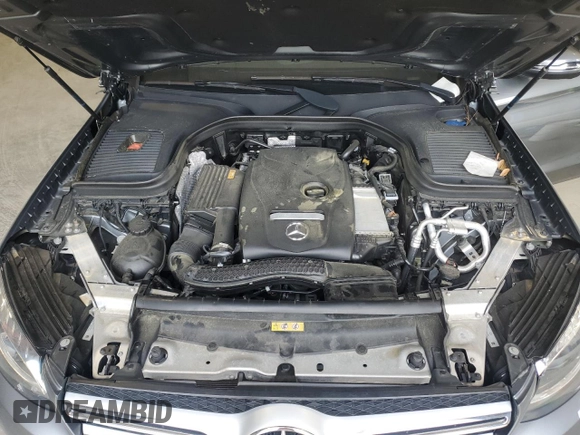 2019 Mercedes-Benz GLC 300 with VIN WDC0G4JB2KF612553, listed as a Copart auction lot 52122915 with 85,600 mi miles and Salvage title. Bid and sale history available at DreamBid. Image 12.
