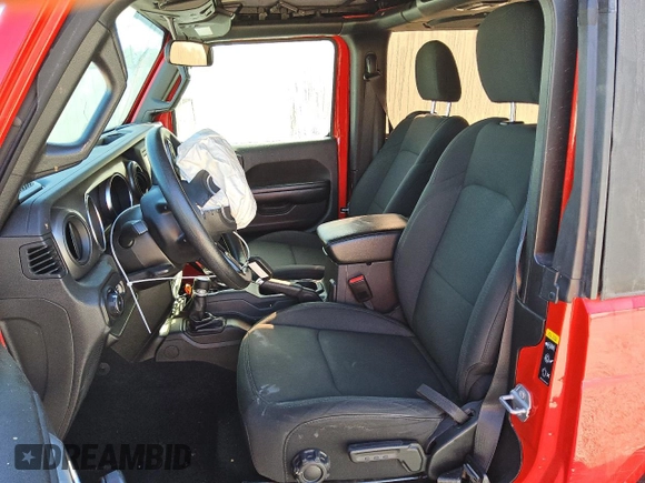 2021 Jeep Wrangler Sport with VIN 1C4GJXAN5MW737597, listed as a Copart auction lot 75238154 with 24,293 mi miles and Clean Title. Bid and sale history available at DreamBid. Image 7.