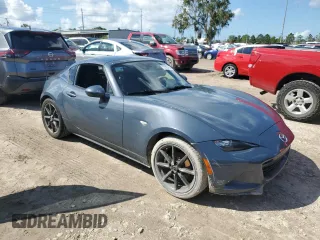 2020 Mazda MX-5 Miata RF Grand Touring with VIN JM1NDAM71L0411855, listed as a Copart auction lot 73795754 with 0 mi miles and Non Repairable. Bid and sale history available at carsss.com. Image 4.