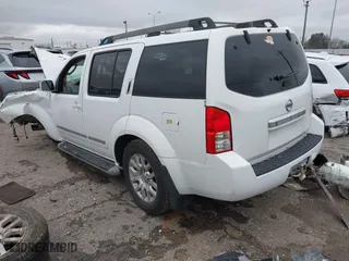 2012 Nissan Pathfinder LE with VIN 5N1AR1NN6CC614408, listed as a IAAI auction lot 41243577 with 1 mi miles. Bid and sale history available at carsss.com. Image 3.