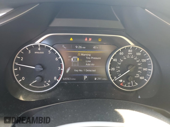 2019 Nissan Murano SL with VIN 5N1AZ2MS7KN130554, listed as a Copart auction lot 82684864 with 64,063 mi miles and Salvage Title. Bid and sale history available at DreamBid. Image 9.