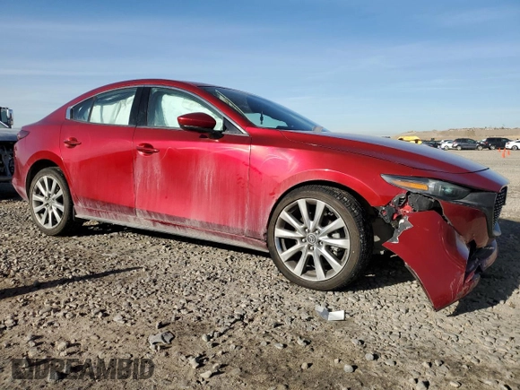 2020 Mazda 3 Premium with VIN 3MZBPBEM6LM126132, listed as a Copart auction lot 85824724 with 30,110 mi miles and Salvage Title. Bid and sale history available at DreamBid. Image 4.