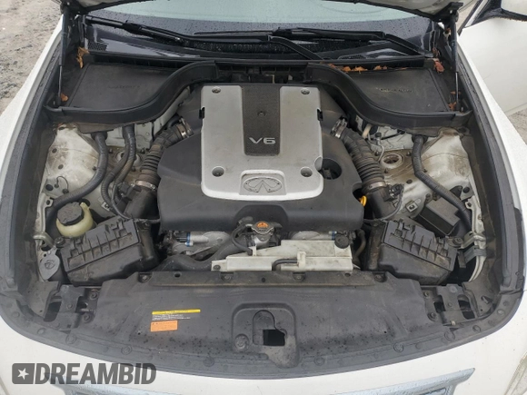 2012 Infiniti G25 Journey with VIN JN1DV6AP2CM812370, listed as a Copart auction lot 56016535 with 163,502 mi miles and Salvage title. Bid and sale history available at DreamBid. Image 11.