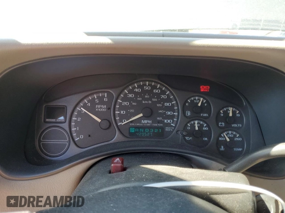 2002 GMC Yukon SLE z VIN 1GKEC13V92R139024, wystawiony jako Copart lot #42669825 z przebiegiem 429 527 mil mil oraz Szkoda całkowita • Salvage title. Historia ofert i sprzedaży dostępna na DreamBid. Obrazek 9.