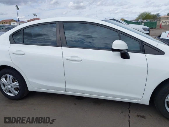 2013 Honda Civic LX with VIN 19XFB2F58DE093155, listed as a IAAI auction lot 41784537 with 138,934 mi miles and . Bid and sale history available at DreamBid. Image 13.