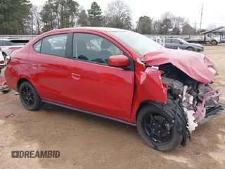 2022 Mitsubishi Mirage ES with VIN ML32FUFJ8NHF07368, listed as a IAAI auction lot 41627957 with 43,836 mi miles and . Bid and sale history available at DreamBid. Image 1.