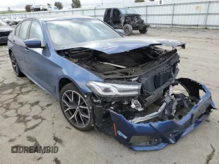 2021 BMW 5 Series 530e with VIN WBA13AG00MCF76425, listed as a Copart auction lot 43806474 with Not Provided miles and . Bid and sale history available at DreamBid. Image 4.