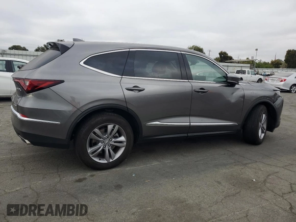 2023 Acura MDX with VIN 5J8YE1H33PL006295, listed as a Copart auction lot 72001584 with 15,692 mi miles and Salvage Title. Bid and sale history available at carsss.com. Image 3.