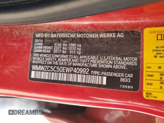 2014 MINI Countryman S с VIN WMWZC5C50EWP40992, выставлен на аукционе Copart как лот 85191624 с пробегом 114 727 миль миль и Списание • Salvage title. История ставок и продаж доступна на DreamBid. Изображение 14.