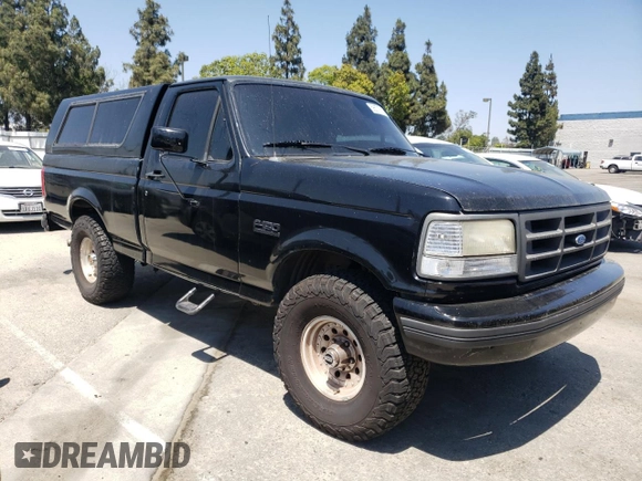 1991 Ford F-150 with VIN 1FTEF14N8MLA61875, listed as a Copart auction lot 58577514 with 114,489 mi miles and Salvage Title. Bid and sale history available at carsss.com. Image 4.