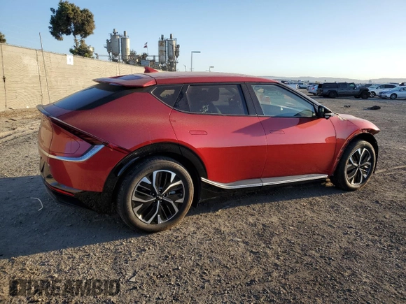 2023 Kia EV6 Wind with VIN KNDC3DLC4P5116624, listed as a Copart auction lot 78214434 with 11,567 mi miles and Salvage Title. Bid and sale history available at carsss.com. Image 3.