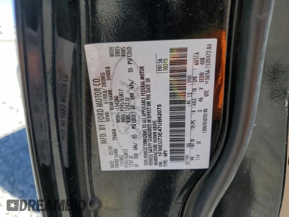2007 Ford Explorer XLT z VIN 1FMEU73E47UB62075, wystawiony jako Copart lot #61395685 z przebiegiem 174 664 mil mil oraz Szkoda całkowita • Salvage title. Historia ofert i sprzedaży dostępna na DreamBid. Obrazek 13.