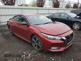 2021 Nissan Sentra SR with VIN 3N1AB8DV2MY211962, listed as a Copart auction lot 55262985 with 38,957 mi miles and Salvage Title. Bid and sale history available at DreamBid. Image 4.