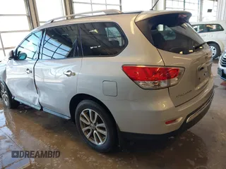 2016 Nissan Pathfinder Platinum with VIN 5N1AR2MM1GC636319, listed as a IAAI auction lot 41604985 with 138,053 mi miles. Bid and sale history available at carsss.com. Image 3.