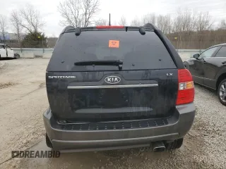 2007 Kia Sportage LX with VIN KNDJF724377305103, listed as a Copart auction lot 48346355 with 118,830 mi miles and Non Repairable. Bid and sale history available at carsss.com. Image 6.