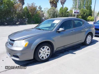 2012 Dodge Avenger SE with VIN 1C3CDZAB7CN270490, listed as a IAAI auction lot 42095154 with 168,566 mi miles and . Bid and sale history available at carsss.com. Image 2.