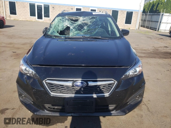 2018 Subaru Impreza Premium with VIN 4S3GTAB68J3739274, listed as a Copart auction lot 62193185 with 58,518 mi miles and Salvage title. Bid and sale history available at DreamBid. Image 5.