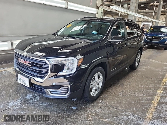 2022 GMC Terrain SLE with VIN 3GKALMEV5NL152975, listed as a IAAI auction lot 42832683 with 51,624 mi miles and . Bid and sale history available at DreamBid. Image 13.